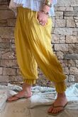 Sundaze Cheesecloth Bloomer Pant Soft Ochre